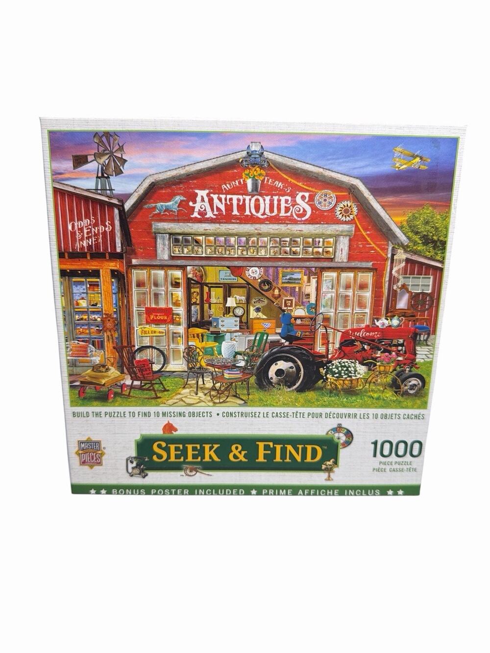 MasterPieces - Seek & Find Antiques For Sale 1000 Pieces Jigsaw Puzzle Complete
